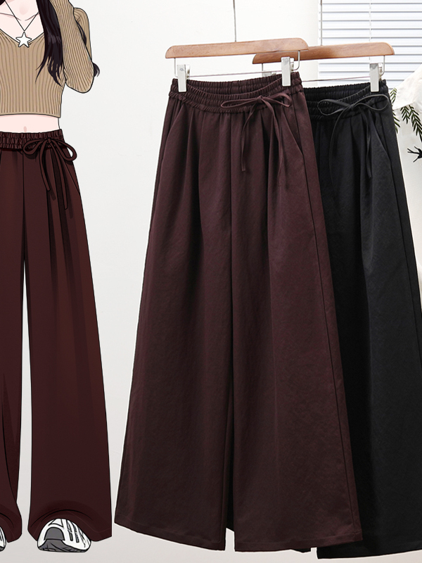 Tailored Trouser Wide - Luźne, dopasowane spodnie z szerokimi nogawkami,