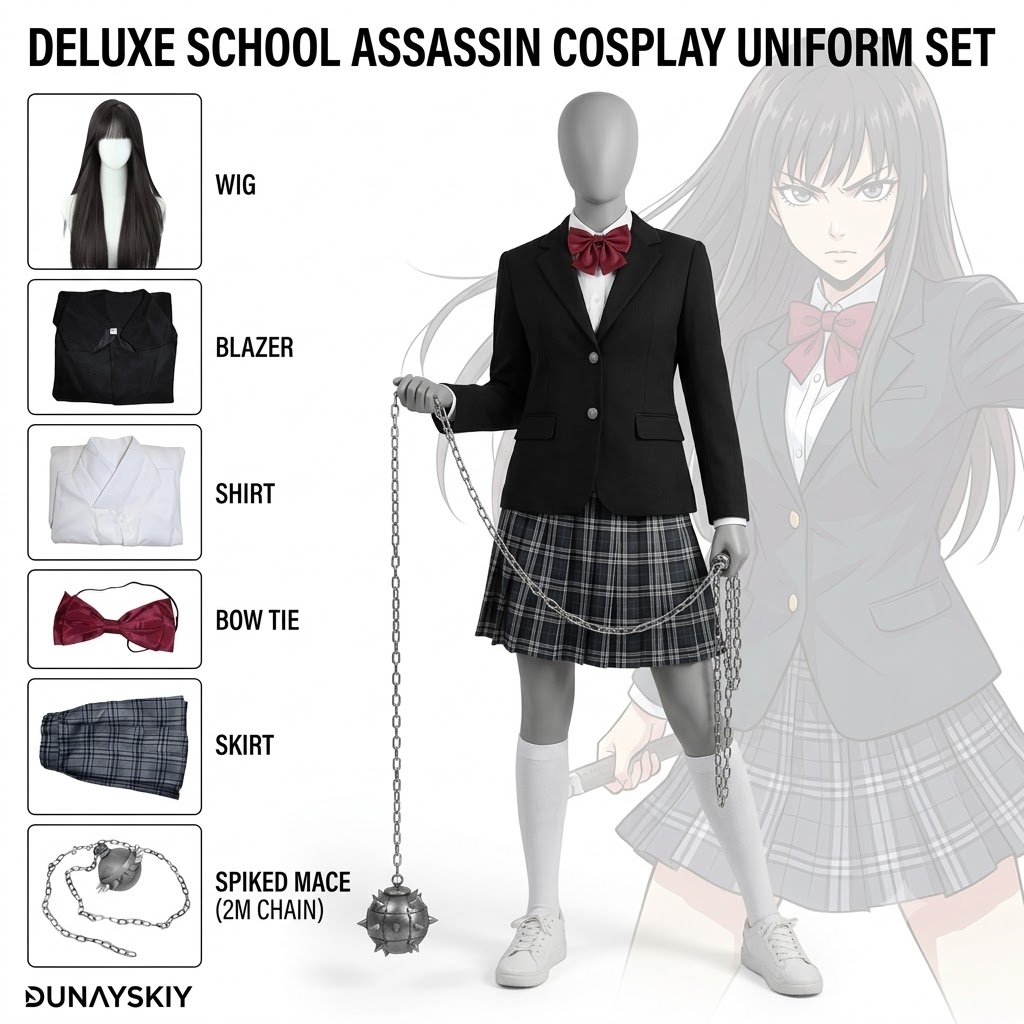 Strój Cosplay Gogo Yubari, cza – Formal Skirt recenzja i cena