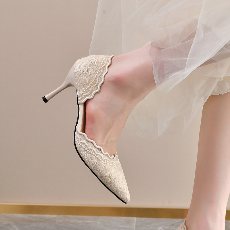 Koronkowe szpilki z ostrym nos – Womens Heels recenzja i cena