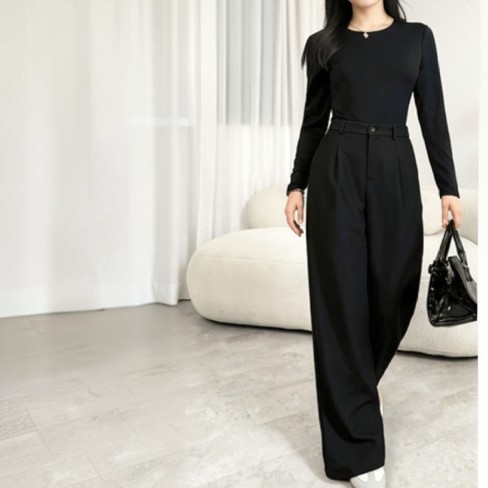 Damskie spodnie do garnituru o – Tailored Trouser Wide recenzja i cena
