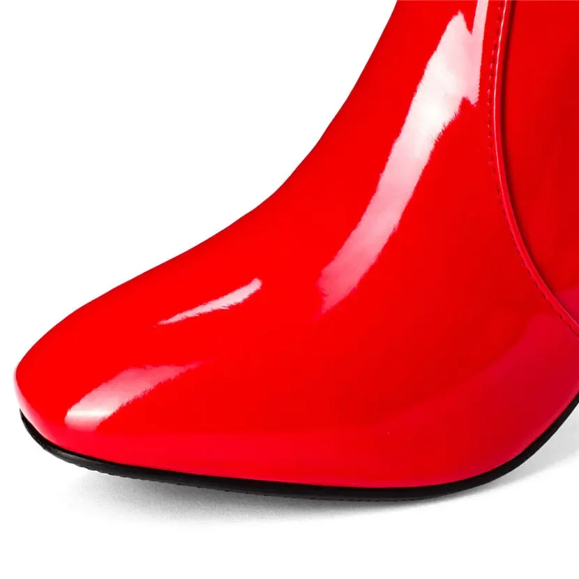 Red White Patent Leather Women – Women'S Red Formal Wear recenzja i cena