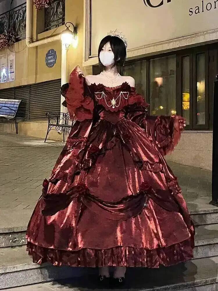 Beauty Princess Dress Red Loli – Formal Skirt recenzja i cena