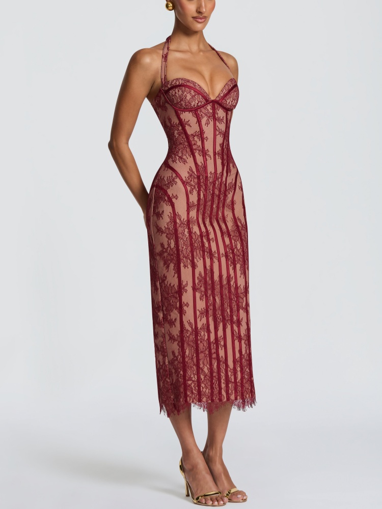 Sukienka midi z koronką w kolo – Midi Dress recenzja i cena