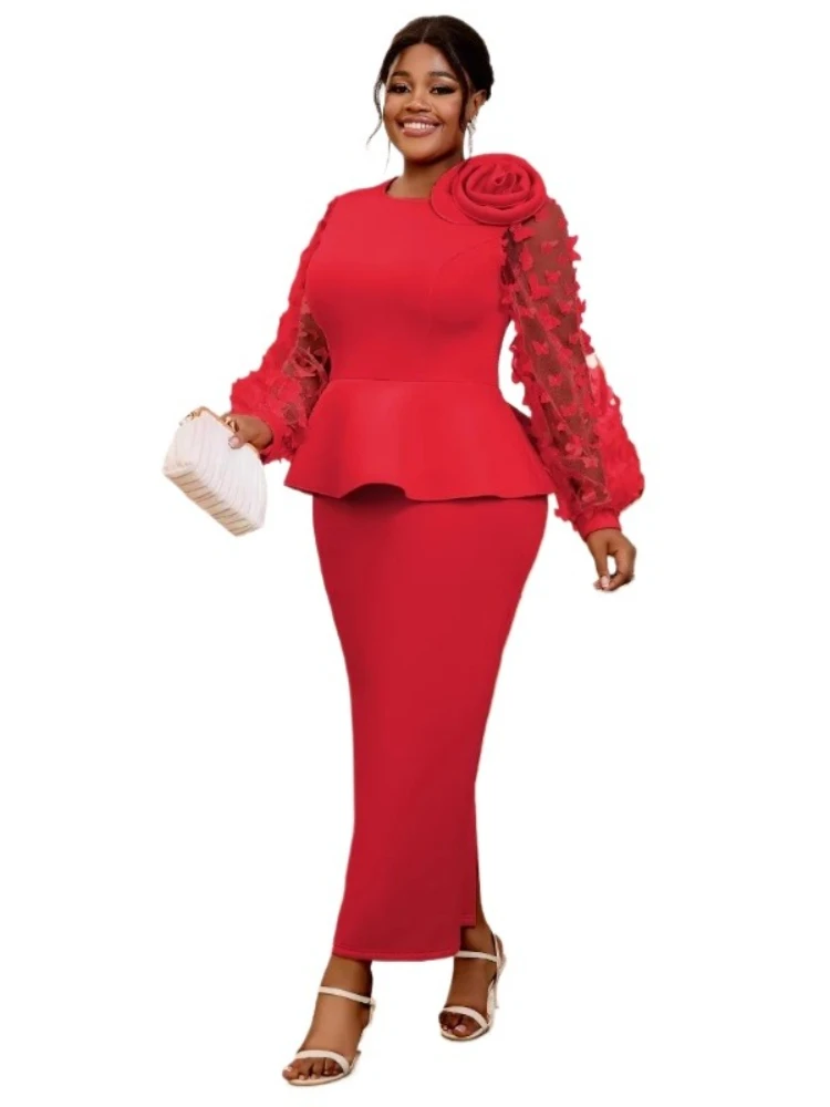 Sukienki afrykańskie plus size – Women'S Red Formal Wear recenzja i cena